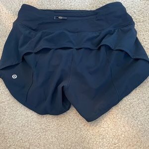 Lululemon Navy Blue Shorts EUC 4 Tall